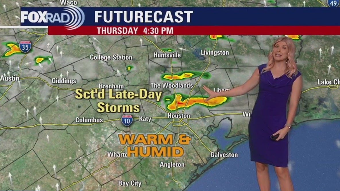 Houston weather timeline: Weekend rain chances starting Thursday